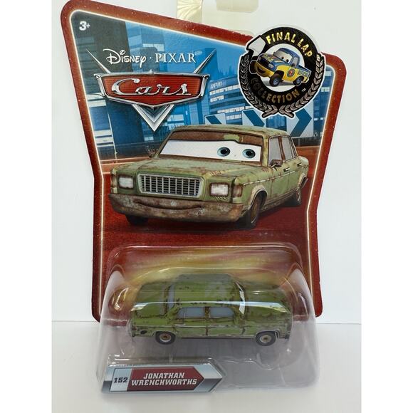 NIB Disney Cars Final Lap Collection #152 Jonathan Wrenchworths 1:55 Die Cast - Picture 1 of 5